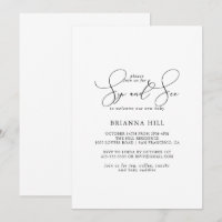 Classy Chic Minimalistisch Sip und See