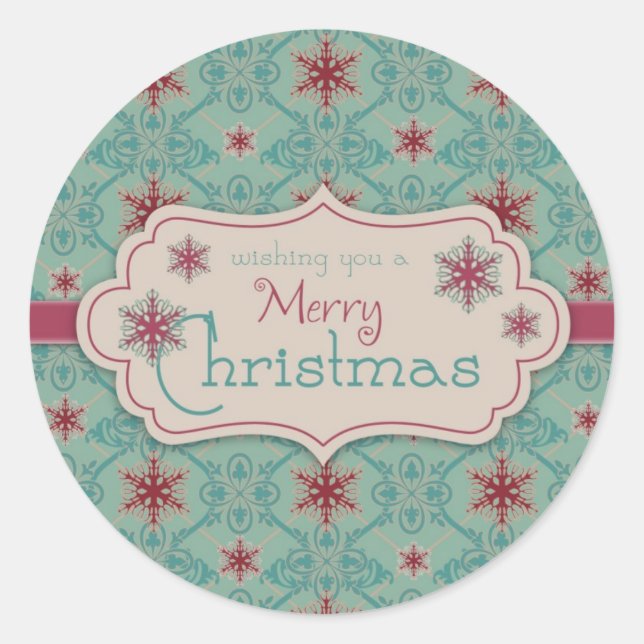 Classy Christmas Sticker 2 (Vorderseite)