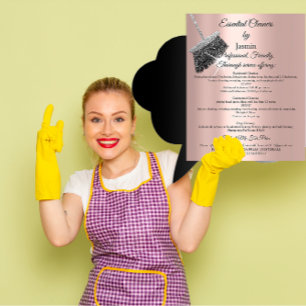Classy Cleaning Services House Behaltend Rose Silv Flyer