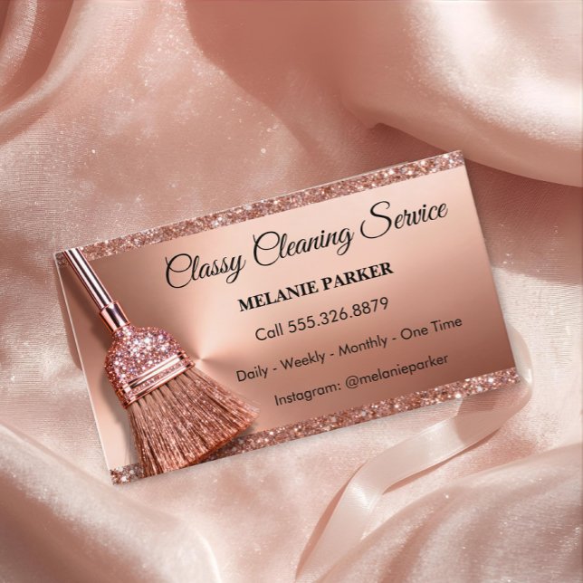 Classy Cleaning Services Visitenkarte (Von Creator hochgeladen)