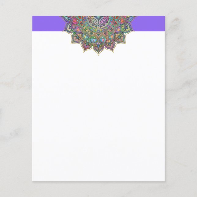 Classy Colorful Mandala India Style 1 (Vorderseite)
