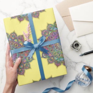 Classy Colorful Mandala India Style 1 Geschenkpapier