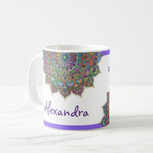 Classy Colorful Mandala India Style 1 Kaffeetasse
