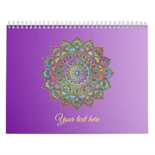 Classy Colorful Mandala India Style 1 Kalender