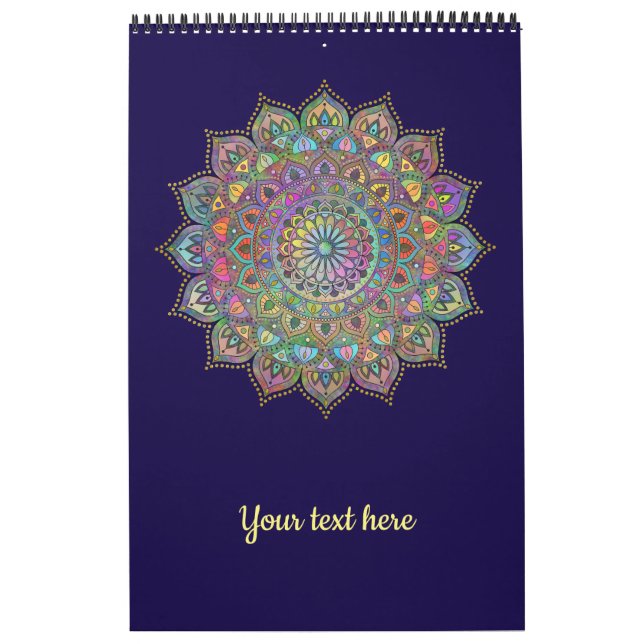 Classy Colorful Mandala India Style 1 Kalender (Titelbild)