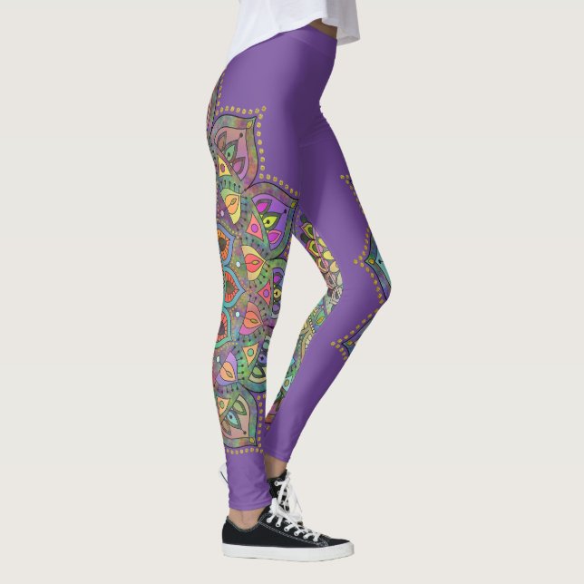 Classy Colorful Mandala India Style 1 Leggings (Rechts)