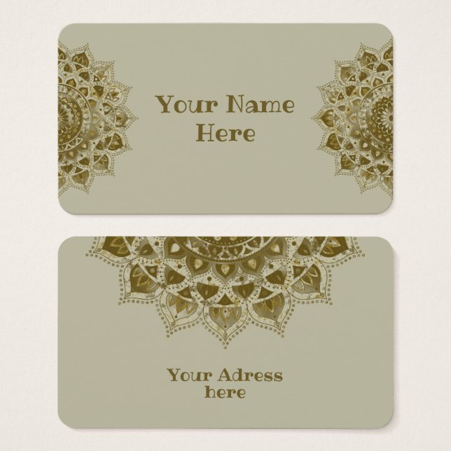 Classy Colorful Mandala India Style 4 (Vorne & Hinten)