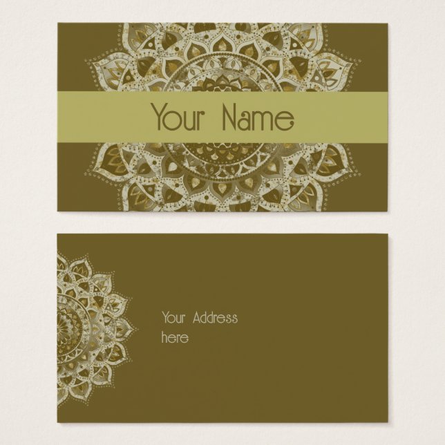 Classy Colorful Mandala India Style 4 (Vorne & Hinten)