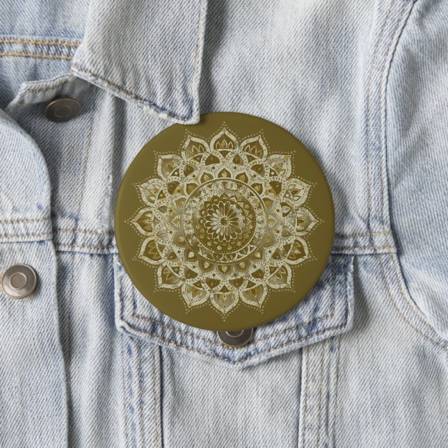 Classy Colorful Mandala India Style 4 Button (Beispiel)