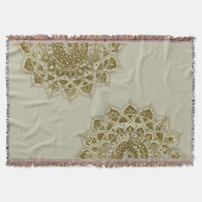 Classy Colorful Mandala India Style 4 Decke (Vorderseite)