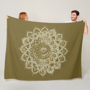 Classy Colorful Mandala India Style 4 Fleecedecke