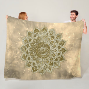 Classy Colorful Mandala India Style 4 Fleecedecke