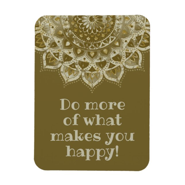 Classy Colorful Mandala India Style 4 Magnet (Vertikal)