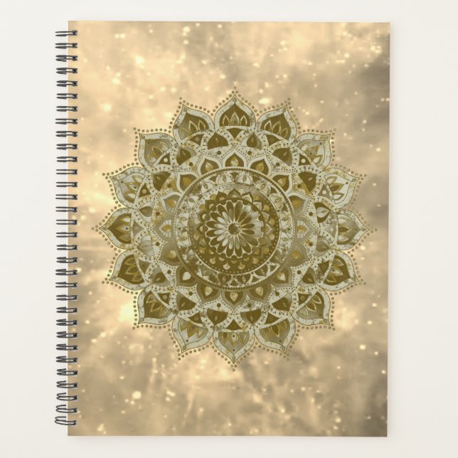 Classy Colorful Mandala India Style 4 Planer (Vorderseite)