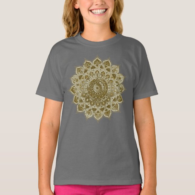 Classy Colorful Mandala India Style 4 T-Shirt (Vorderseite)