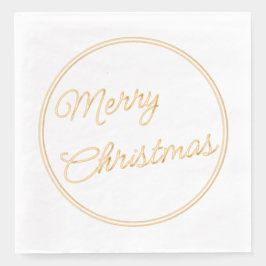 Classy December Happy Holidays Holiday Servietten Mit Folie