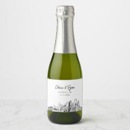 Classy Detroit Gastgeschenk Hochzeit Custom Mini