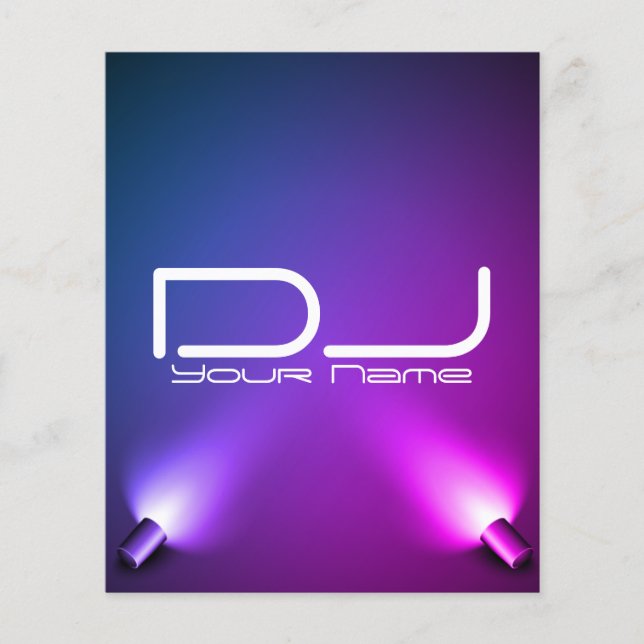 Classy DJ Party Flyer (Vorne)