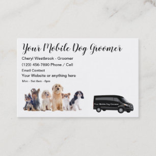 Classy Dog Grooming Mobile Service Visitenkarte