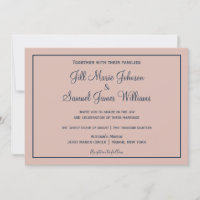 Classy Dusty Pink und Blue