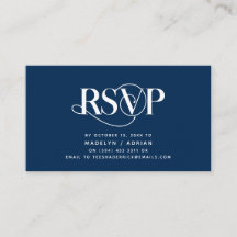 Classy Elegance, Navy Blue Script, UAWG Response