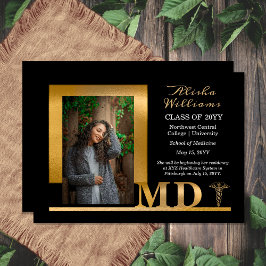 Classy Elegant Gold MD Caduceus 1 Foto Black Ankündigung