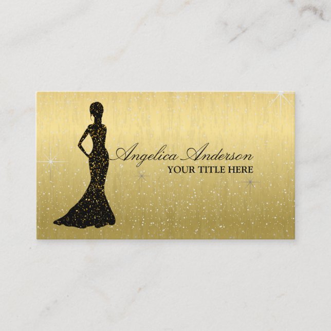 Classy Fashion Boutique Business Card Visitenkarte (Vorderseite)