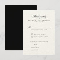 Classy Formal Elegante Schwarz-weiße Hochzeit