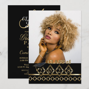 Classy Foto Abschluss - 20XX Einladung