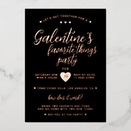 Classy Galentine's Favorite Things Party  Folieneinladung