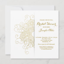 Classy Gold Foil Look Mandala Minimalistisch
