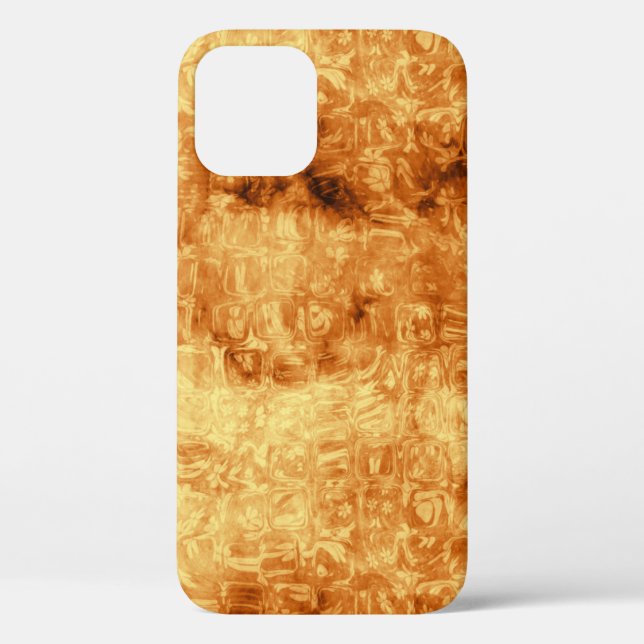 Classy Golden Daisy Reflections Abstrakt Case Mate (Rückseite)