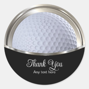 Classy Golf Event Thema Danke Stickers
