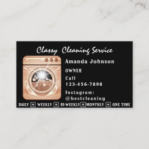 Classy House Cleanservice Haushaltshilfe QR Code Visitenkarte