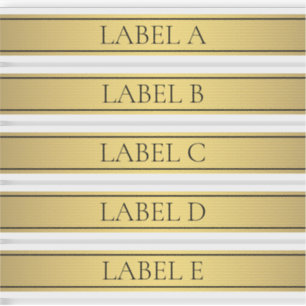 Classy Imitate Gold Strip Aufkleber