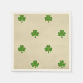 Classy Irish Lucky Kleeblatt St. Patrick's Day Serviette