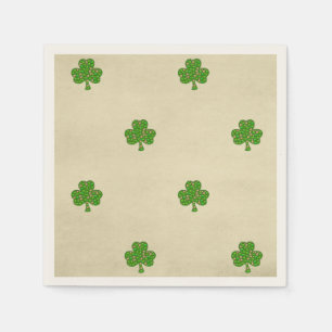 Classy Irish Lucky Kleeblatt St. Patrick's Day Serviette
