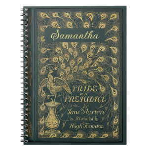Classy Jane Austen Pride and Prejudice Book Cover Notizblock