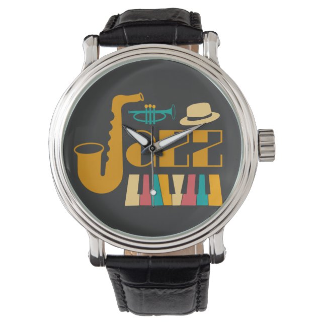 Classy Jazz Soul Armbanduhr (Vorderseite)