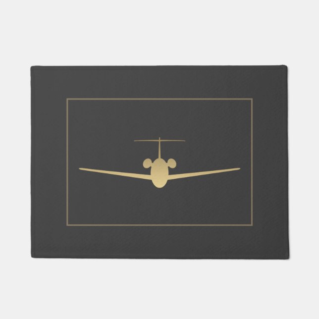 Classy-Jet-Flugzeug Fußmatte (Vorderseite)