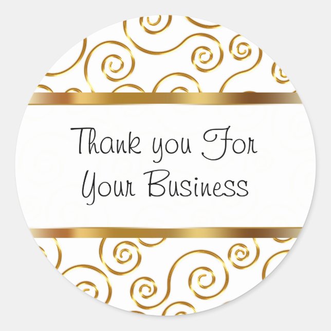 Classy Kunde danke Ihnen Stickers (Vorderseite)