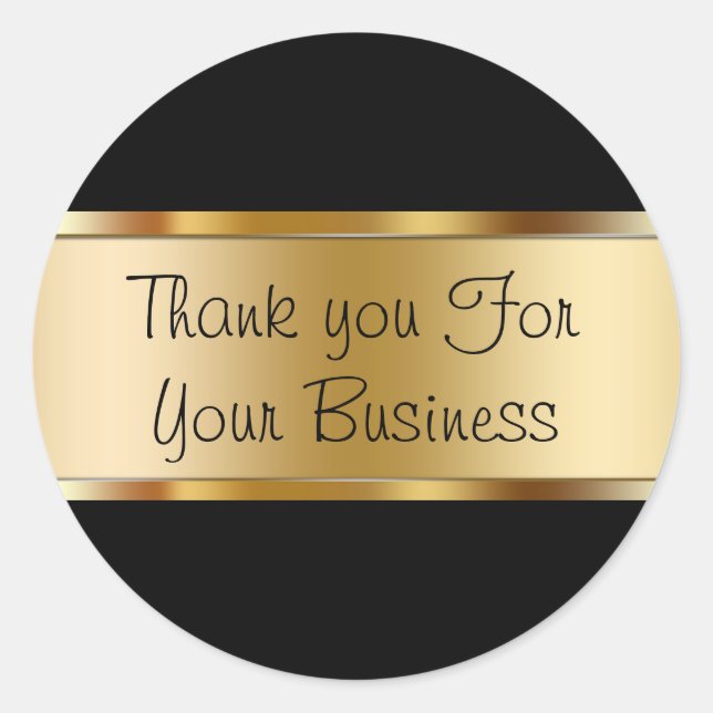 Classy Kunde danke Ihnen Stickers (Vorderseite)