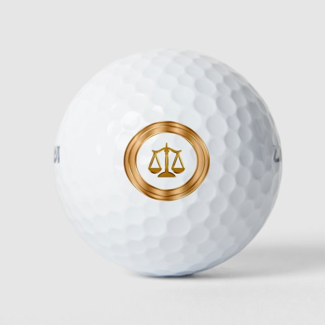 Classy Lawyer Theme Golfball (Vorderseite)