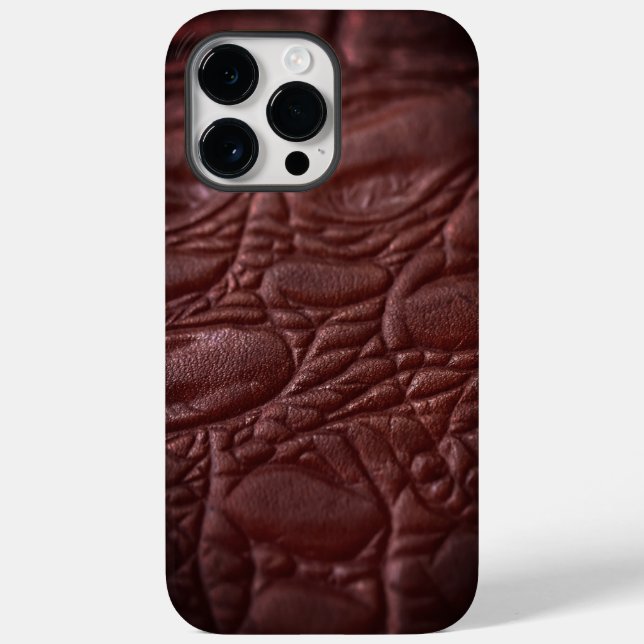 Classy Leather Texture Case-Mate iPhone Hülle (Rückseite)