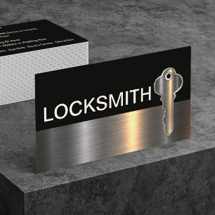 Classy Locksmith Security Business Cards neu Visitenkarte