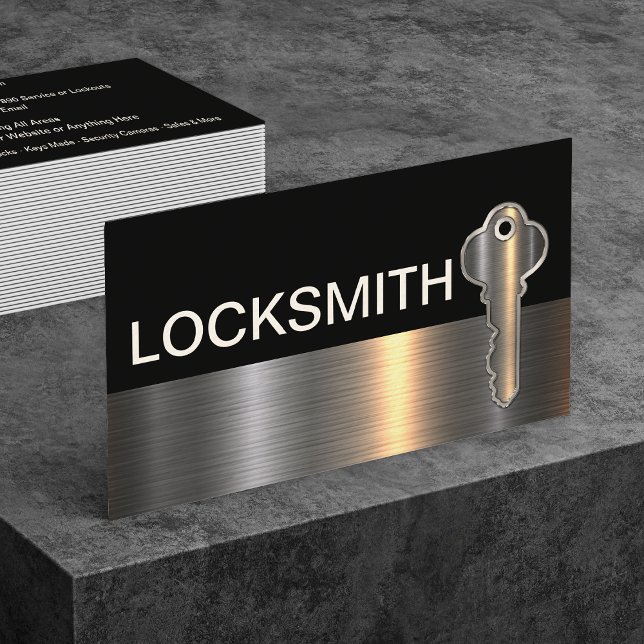 Classy Locksmith Security Business Cards neu Visitenkarte (Von Creator hochgeladen)