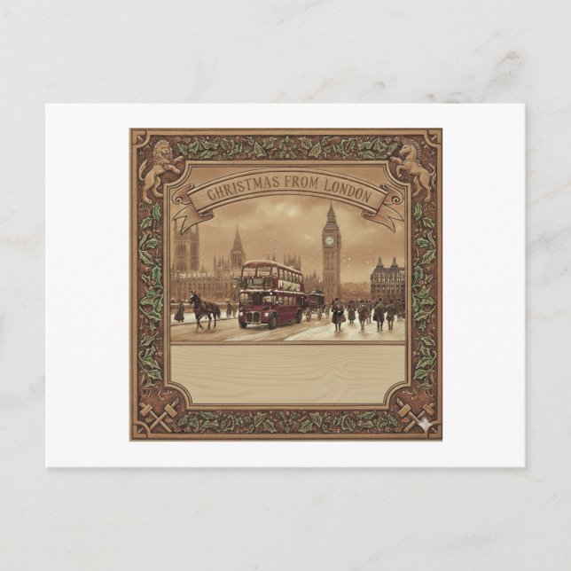 Classy London PostCards BigBen Postkarte (Vorderseite)