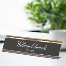 Classy Luxury Gold Black Führungskraft Design