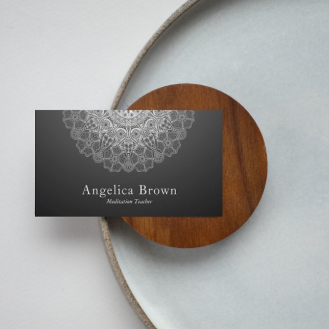 Classy Mandala Business Card Visitenkarte (Von Creator hochgeladen)