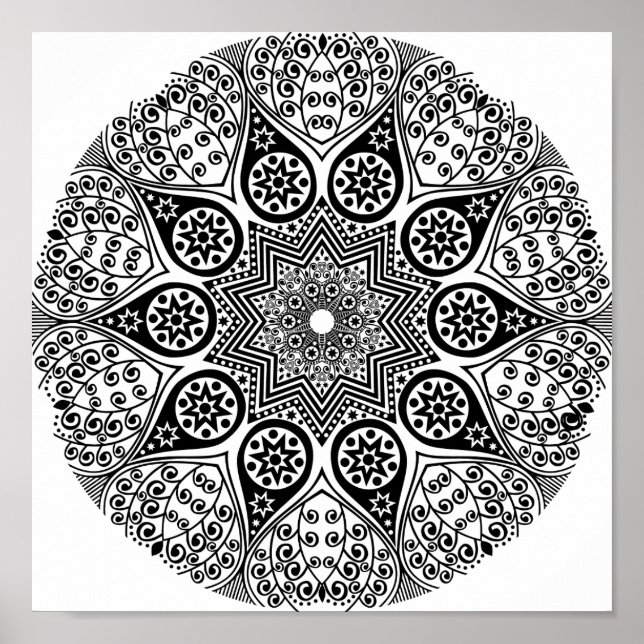 Classy Mandala Poster (Vorne)